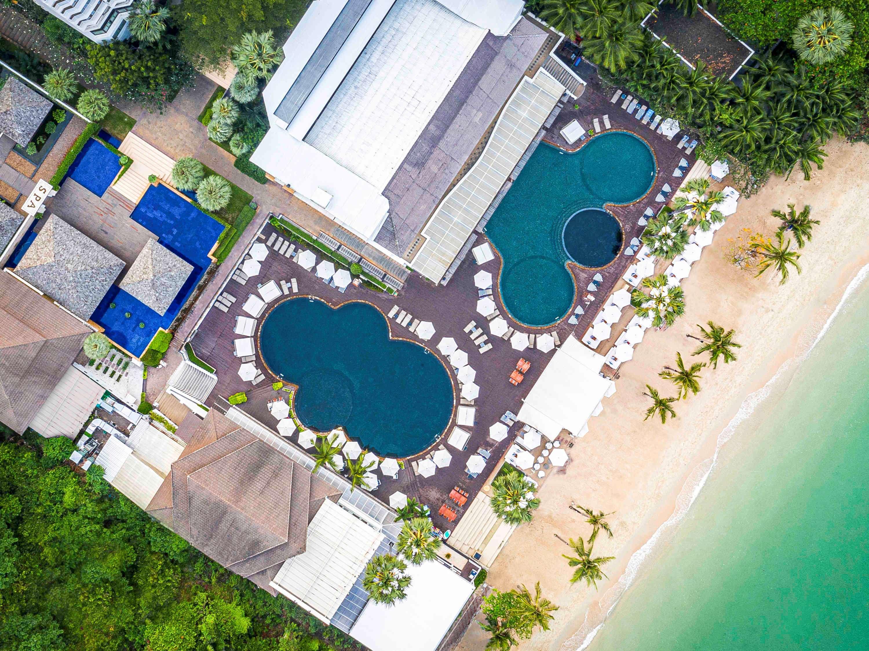Pullman Pattaya Hotel G - SHA Plus Certified Dış mekan fotoğraf Aerial view of the resort